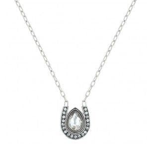 Montana Silver Rider Brilliant Raindrop Necklace