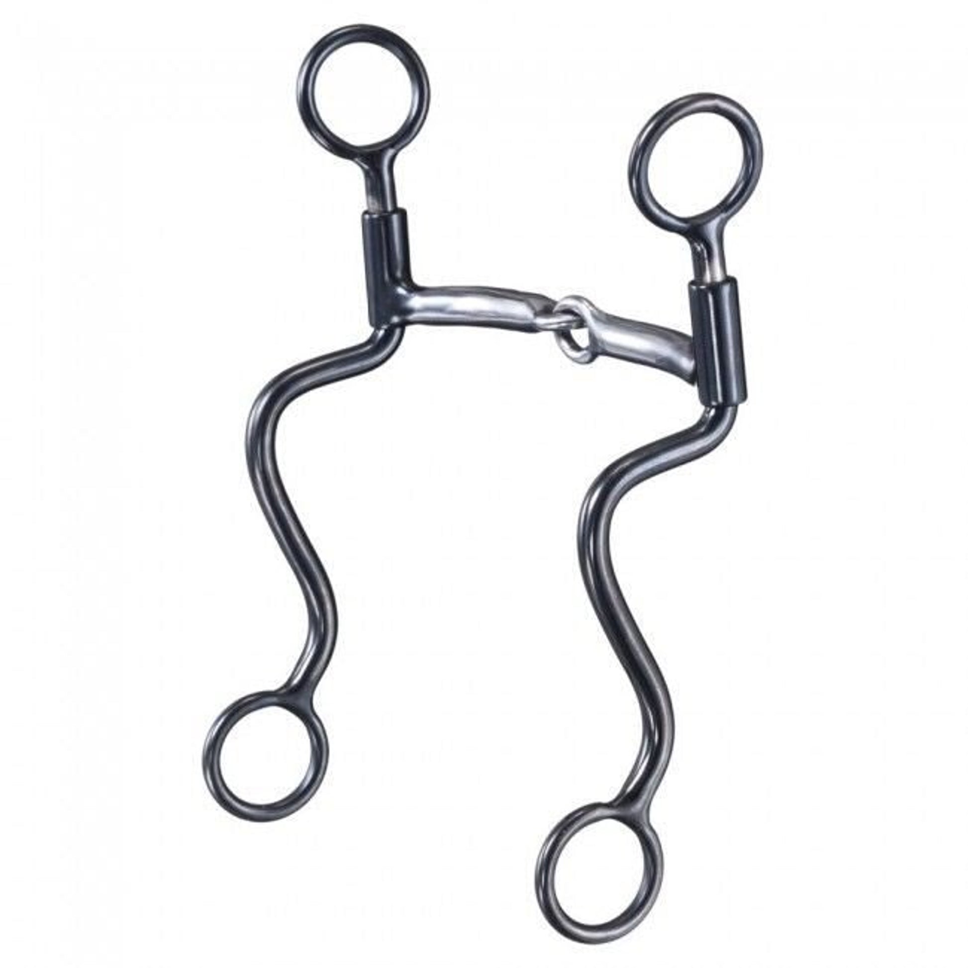 Kelly Silver Steel S Shank Snaffle Bit 5 Brn