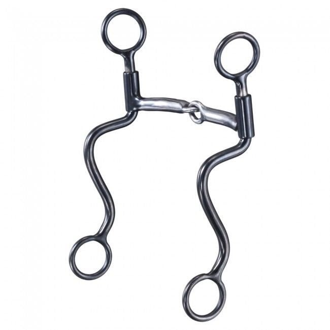 Kelly Silver Steel S Shank Snaffle Bit 5 Brn