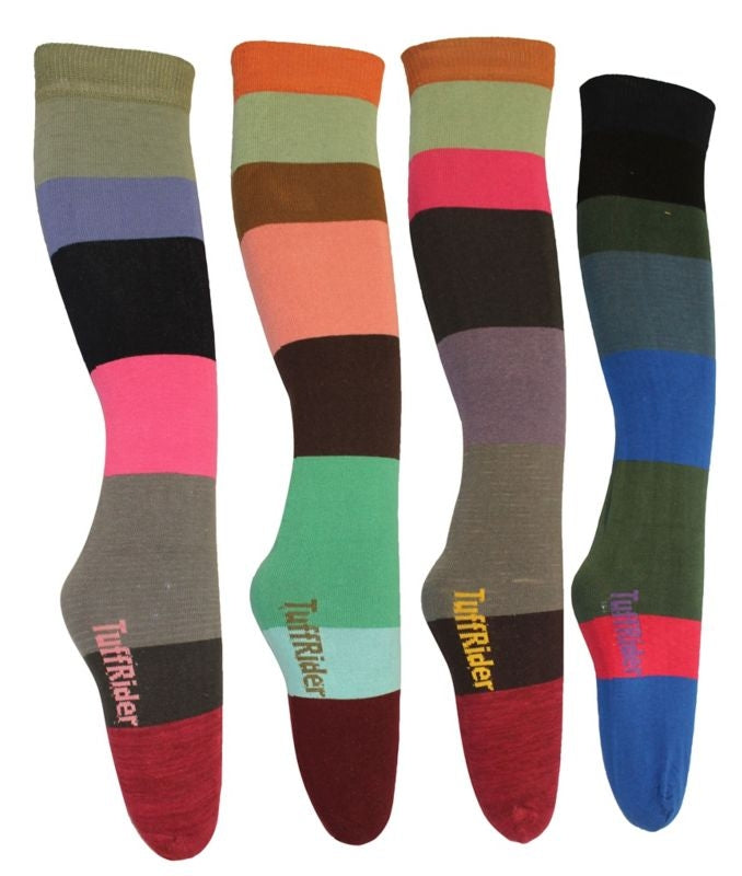 TuffRider Kids Striped Socks