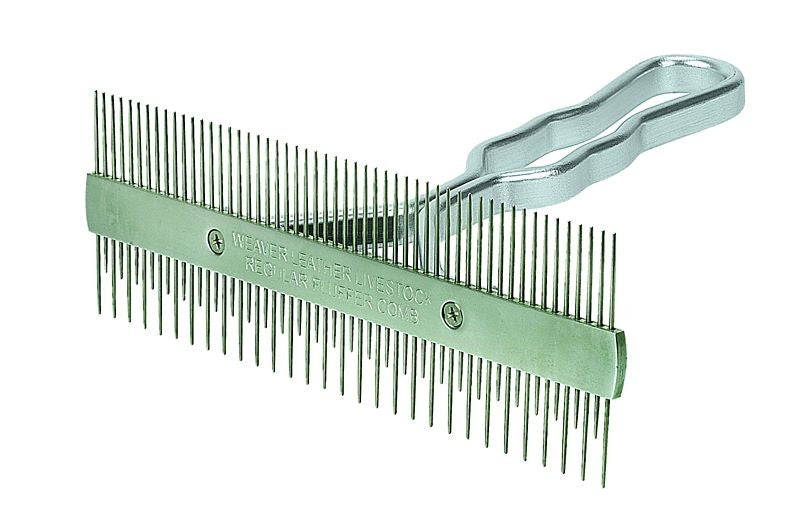 Weaver Aluminum Handle 2 Sided Comb