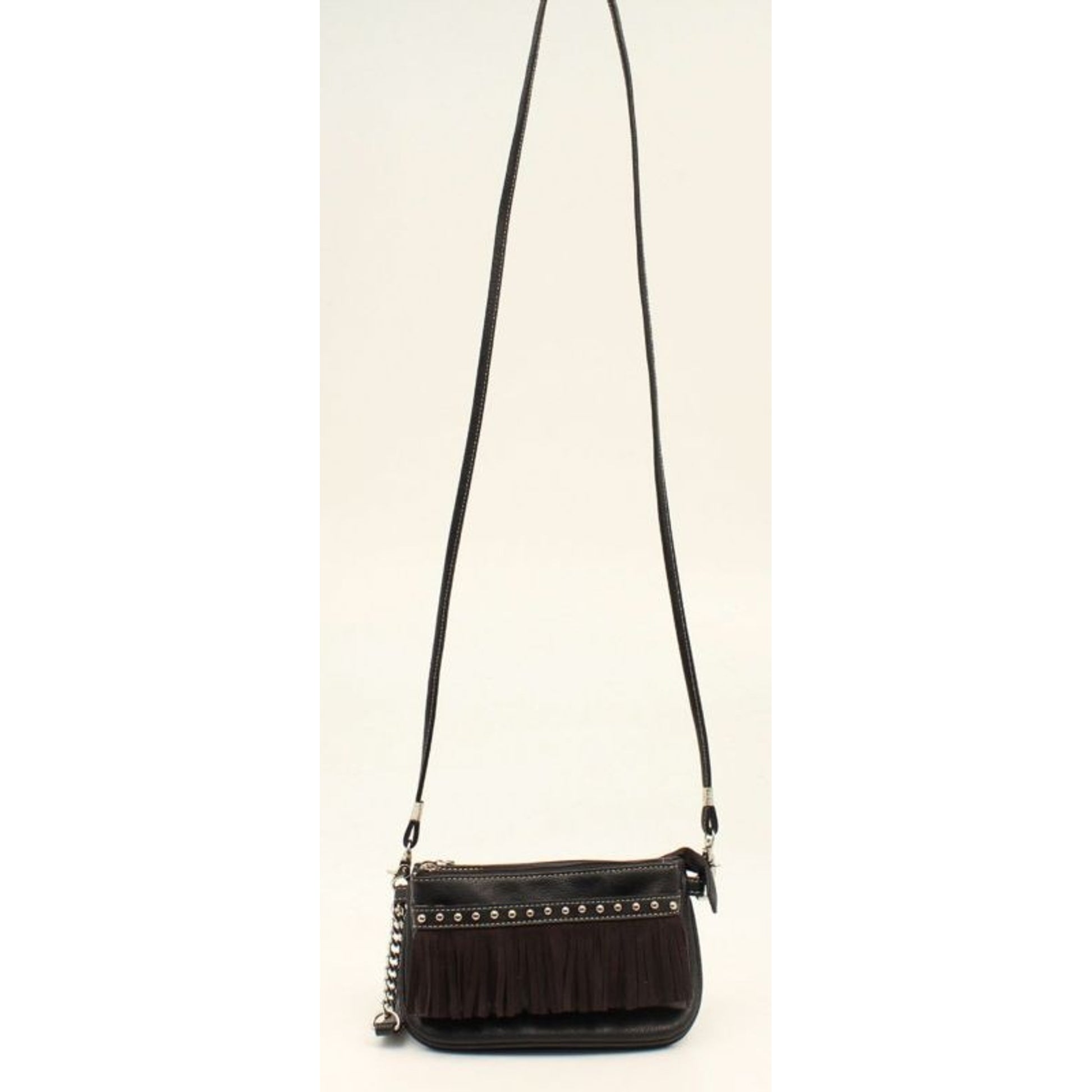NoconaHadley Fringe And Nailhead Crossbody Bag