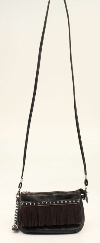 NoconaHadley Fringe And Nailhead Crossbody Bag