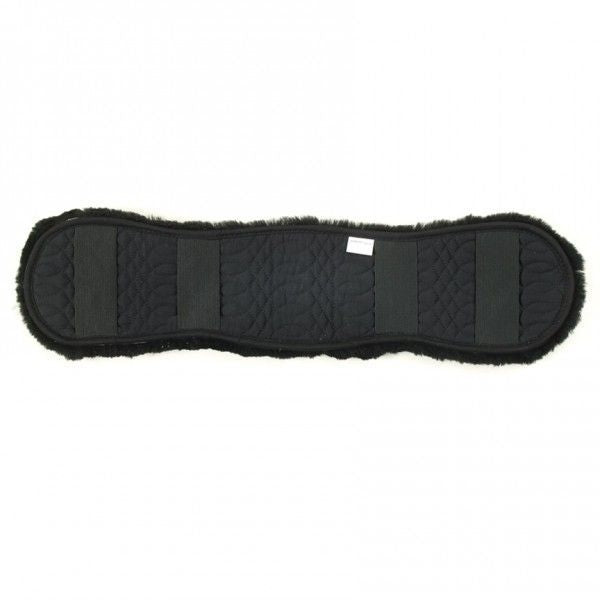 Europa Sheepskin Dressage Girth Pad 6 x 26 Blk