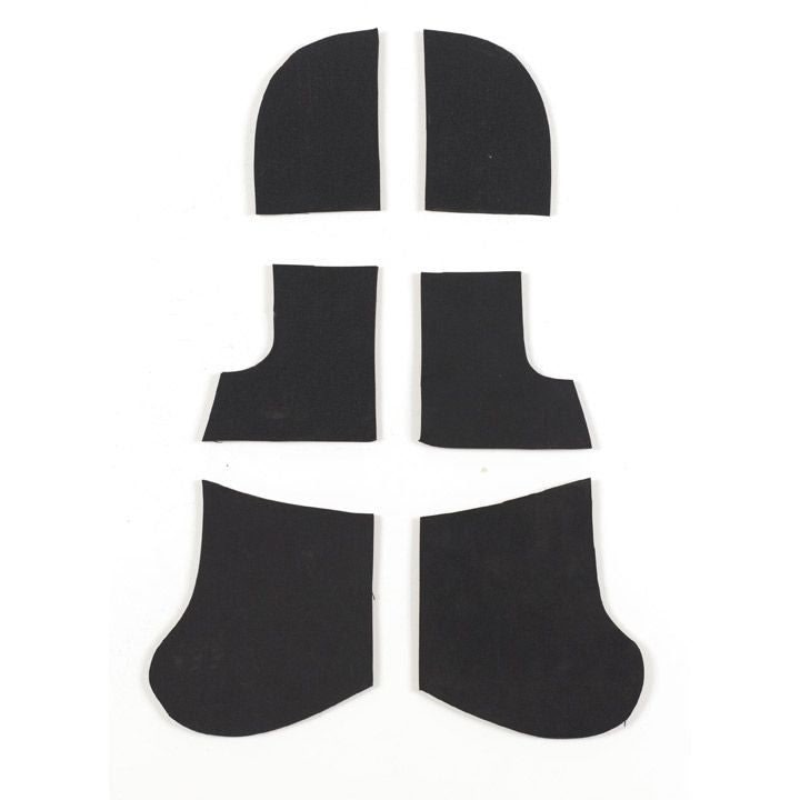 Europa Sheepskin Triple Shim Kit - FoamBk/Wh