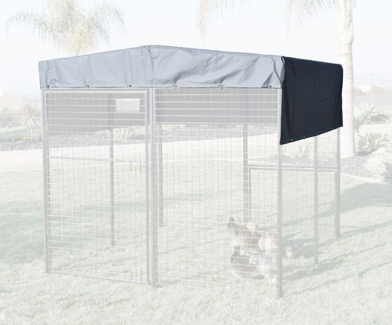 Universal Walk-In Pen Canvas Cover 7.5X6.5ft Gray