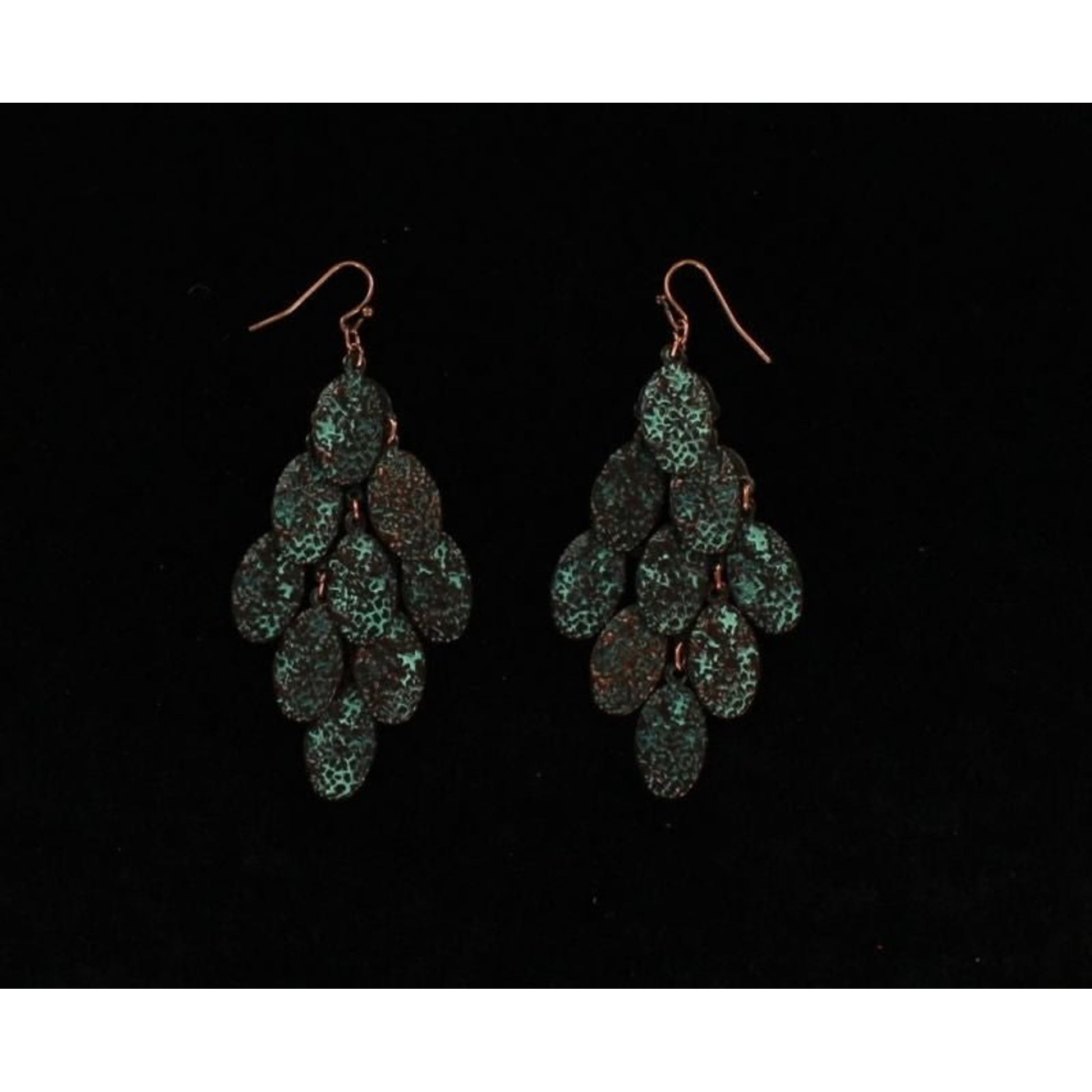 Blazin Roxx Multi Dangle EarringsBk/Wh