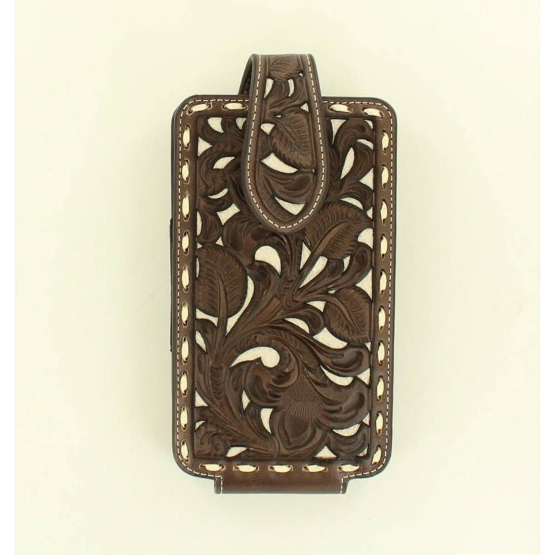 Nocona Lg Pierced Lacededge Cell Phone Case Tanbrn
