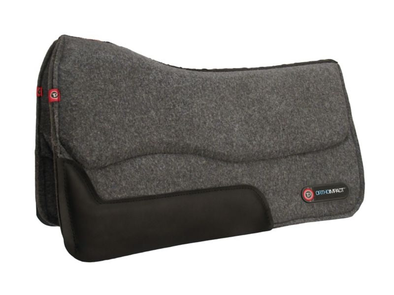 T3 Western Wool Felt Pad With Ortho-Impact 30x30 Grey