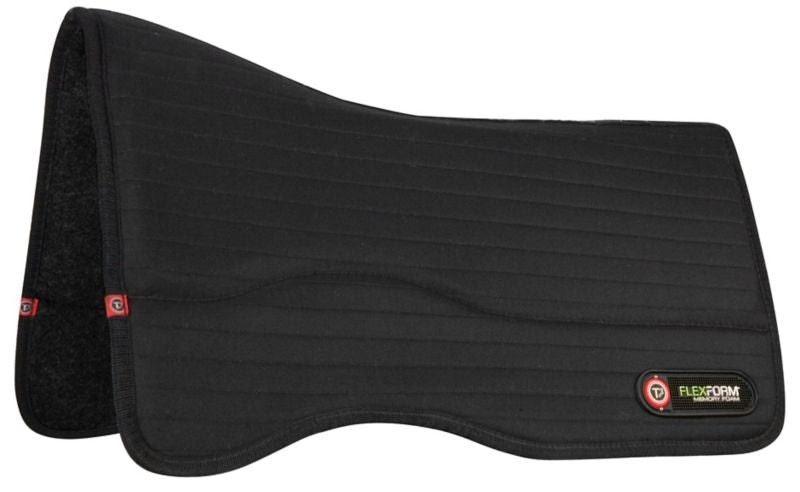 Matrix Western Felt Pad with Flex Form 31x30 Blk