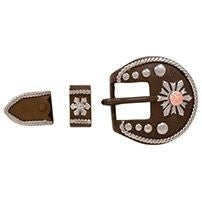 Partrade Antique Snow Flake Buckle Set Antique