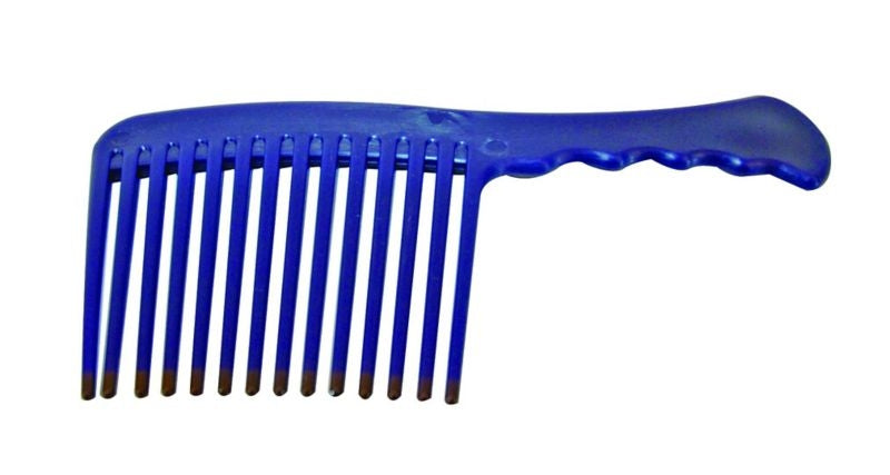 Partrade Plastic Long Teeth Mane/Tail Comb LG Blue