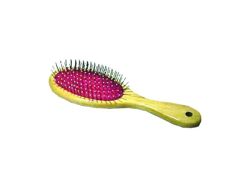 Partrade Wood Handle Pin Bristle Brush