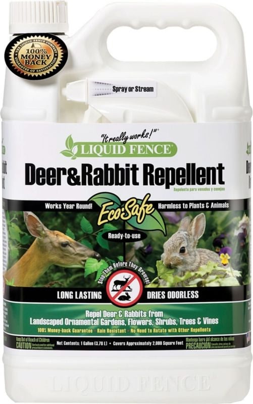 Liquid Fence Deer And Rabbit Repellent 1 gal