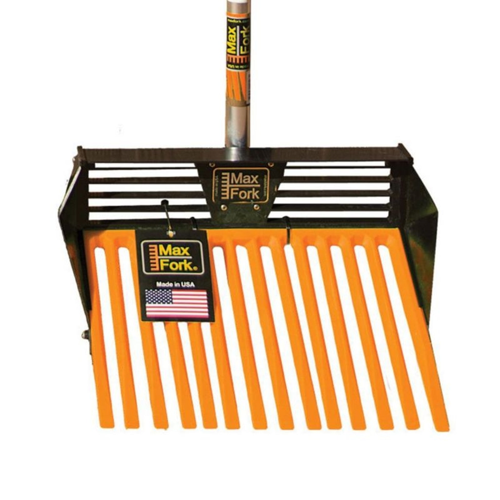 Max Manure Fork Black Orange