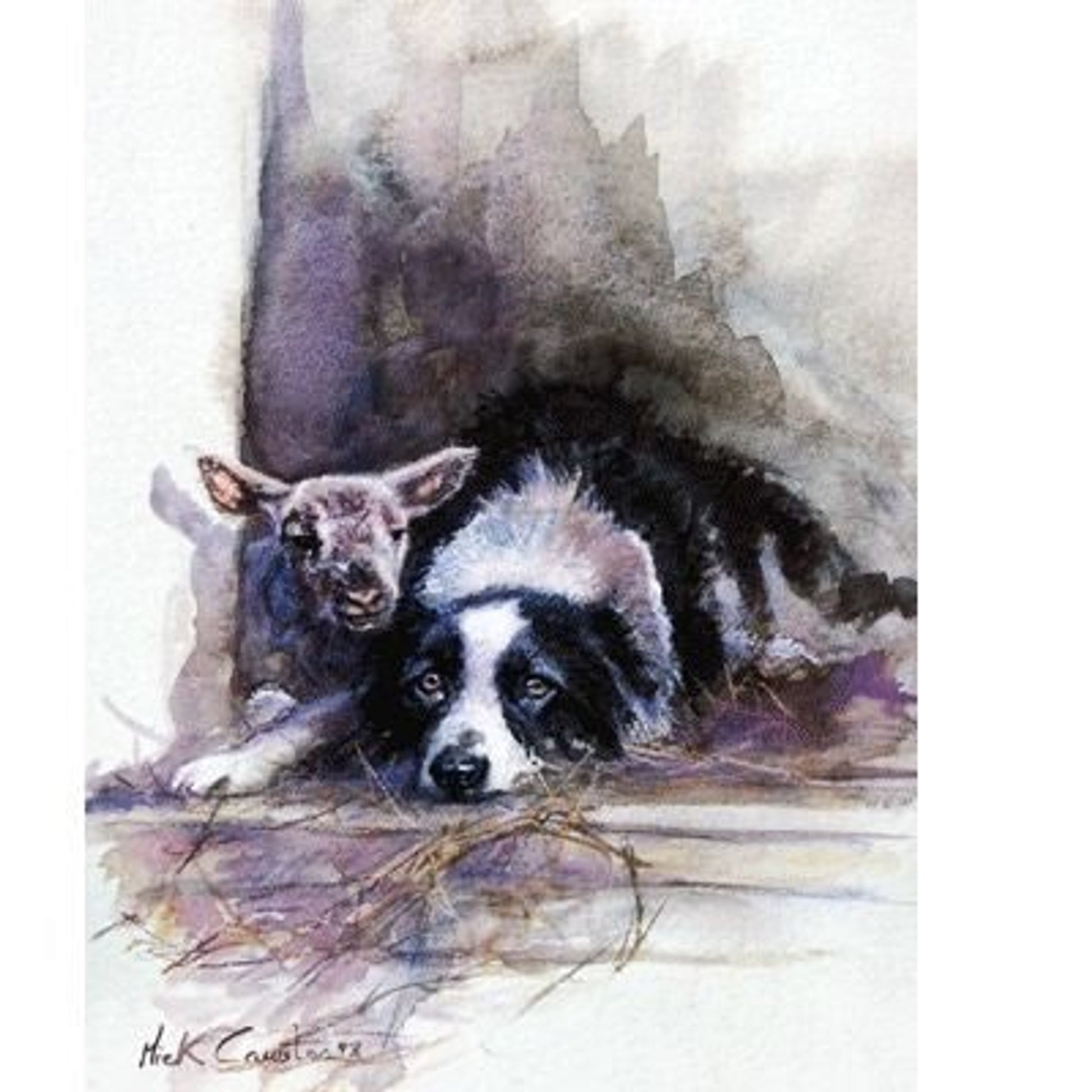 Sally Mitchell Fine Art Dog Prints The Godfather