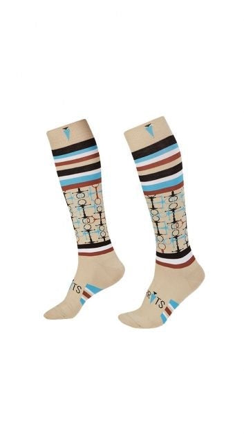 Kerrits Snaffle Bit Tall Sock Tan