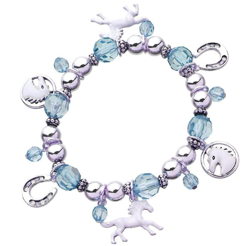Horsey Charm Bracelet Steel