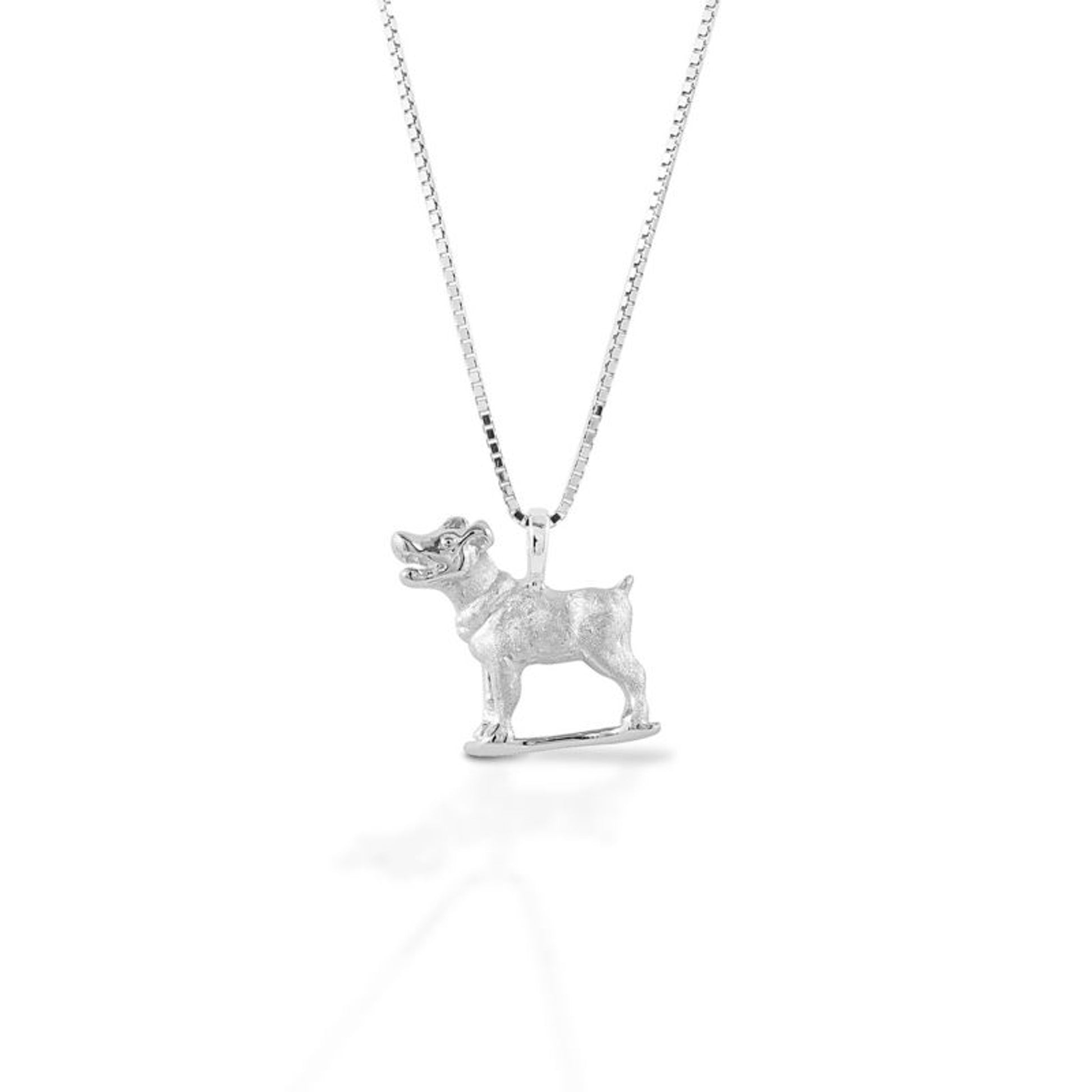 Kelly Herd Silver Jack Russell Necklace