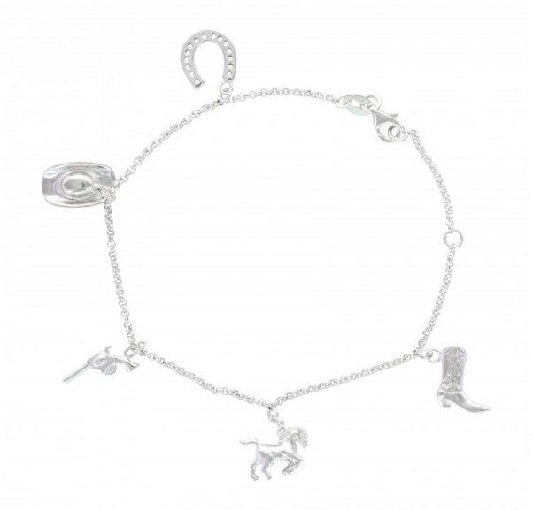 Montana Silversmiths Cowboy Way Charm Bracelet