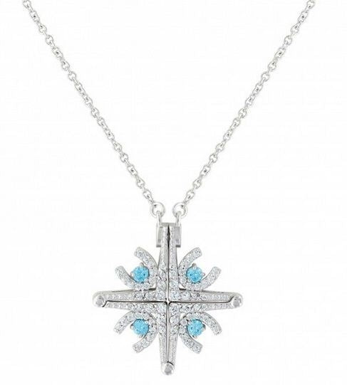 Convertible Snowflake Horseshoe Necklace