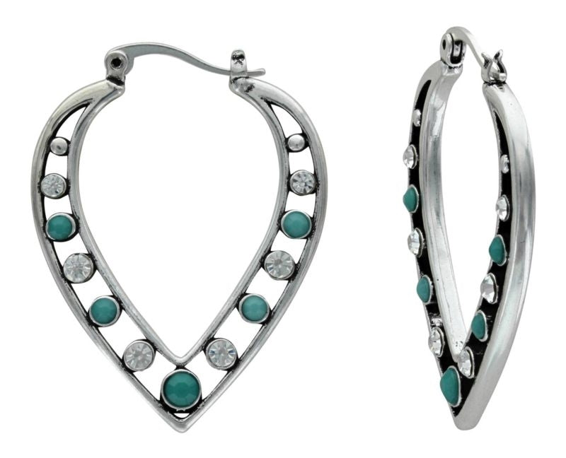 Rock 47 Retro Studded Tulip Earrings