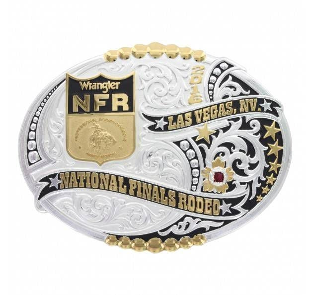 Montana 2016 Wrangler NFR Finals Stars Buckle