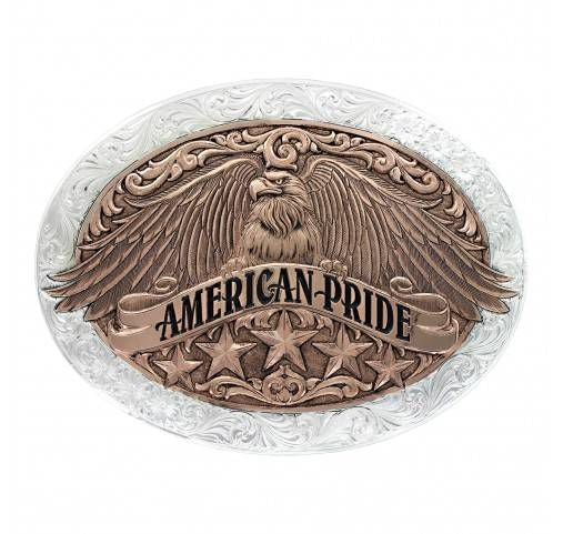 Montana Silver American Pride Two Tone Buckle