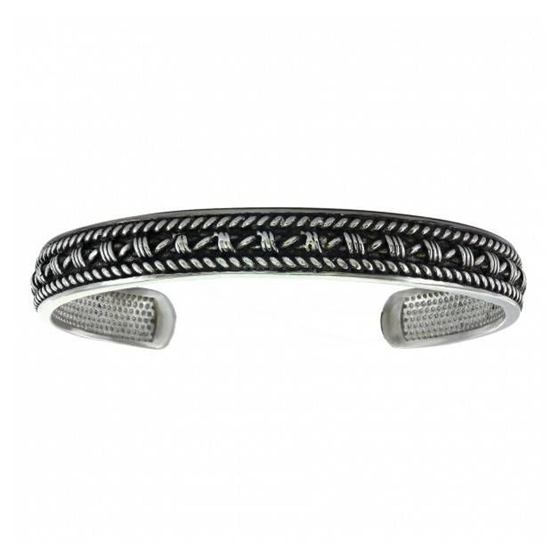 Montana Antiq Thin Barb Wire/Twist Cuff Bracelet