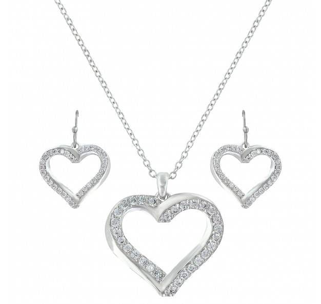 Montana Bright Hearts Entwined Jewelry Set