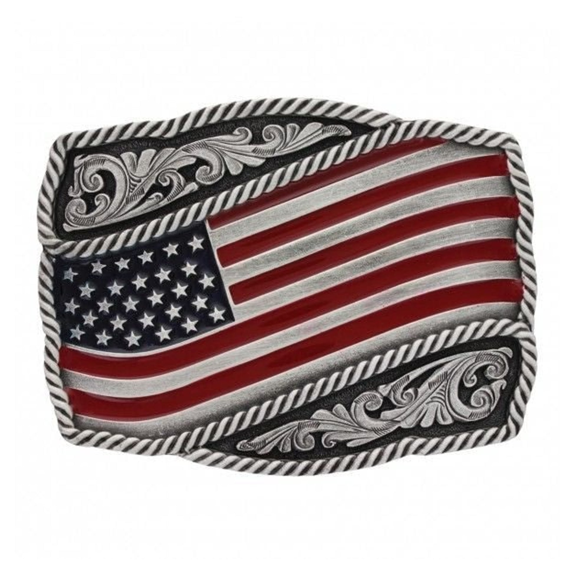 Montana Silversmiths American Flag Buckle