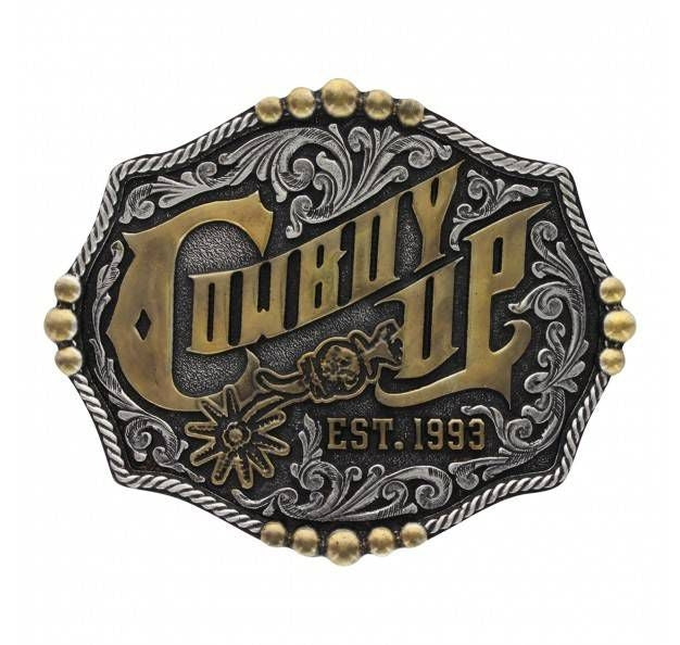 Montana Classic Scallop Cowboy Up Est 1993 Buckle