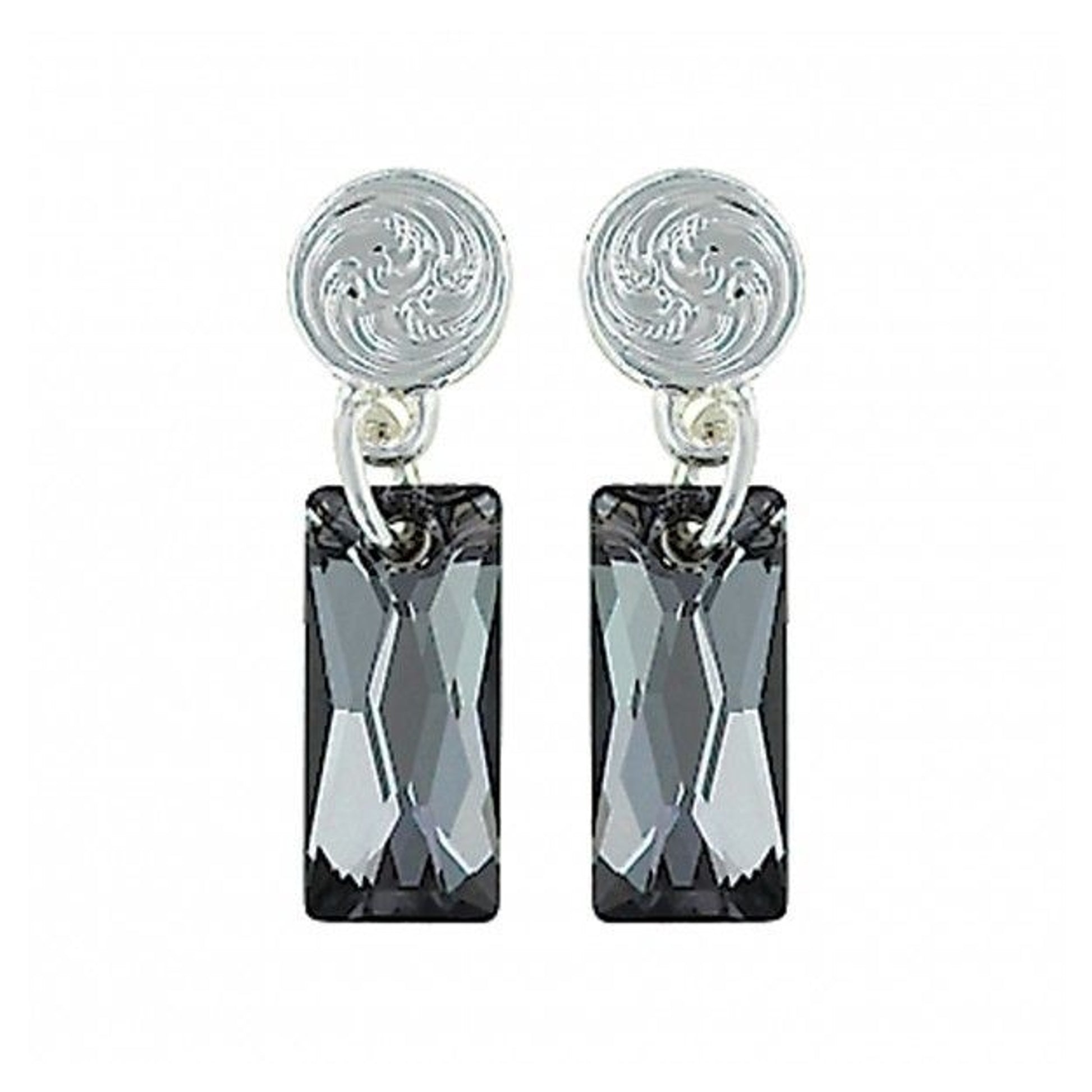 Montana Swarovski Looking Glass Dangle Earrings