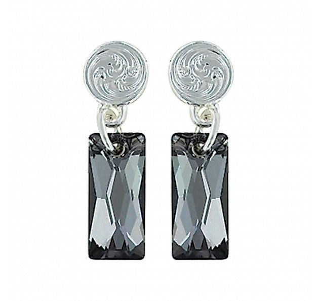 Montana Swarovski Looking Glass Dangle Earrings