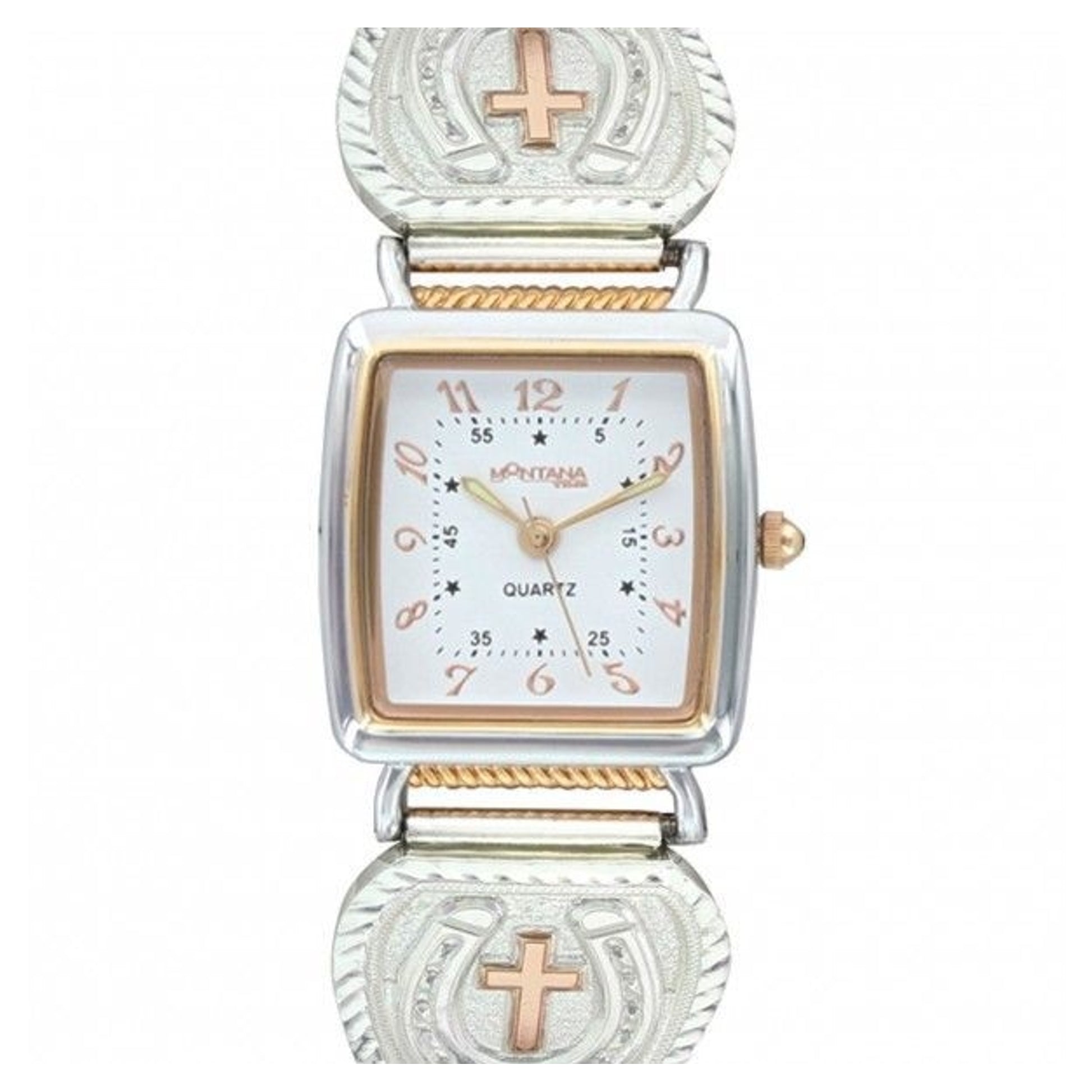 Lucky Faith Cross In Horseshoe Expansion Watch