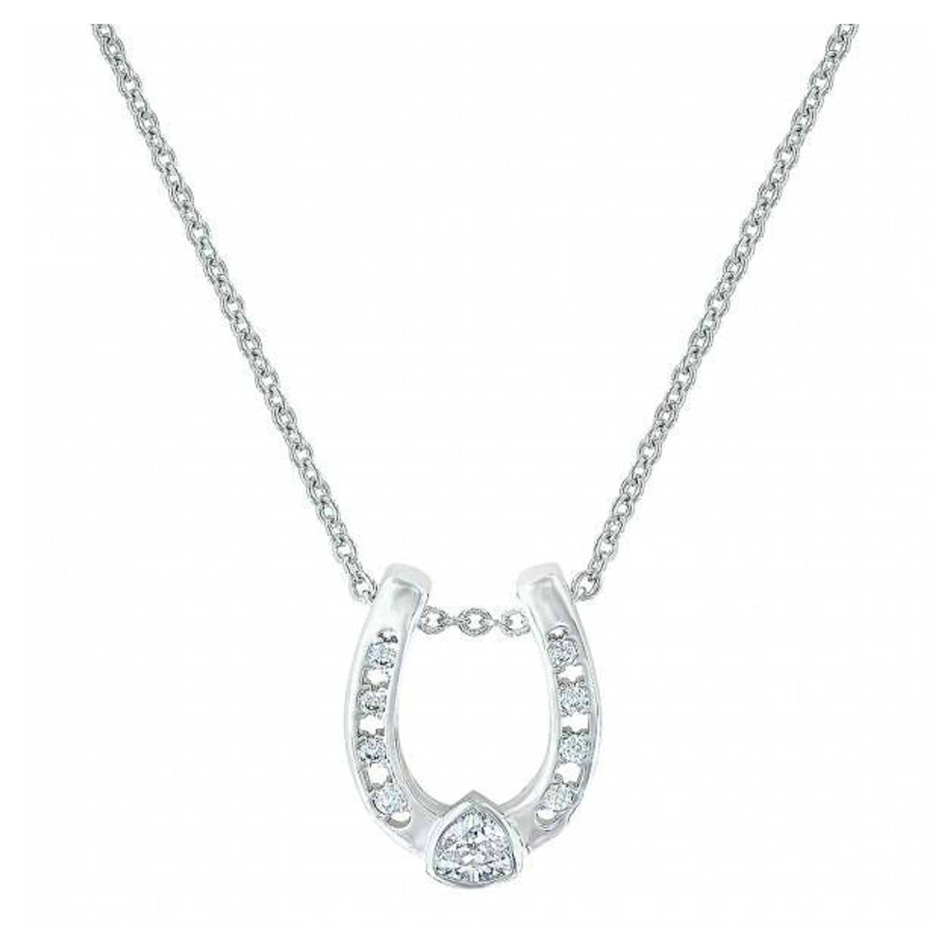 Montana Lucky Trillion Treasure Horseshoe Necklace