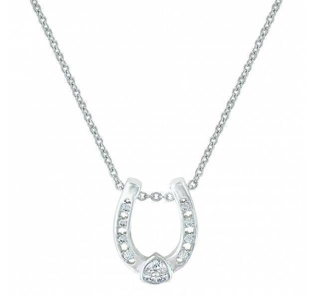 Montana Lucky Trillion Treasure Horseshoe Necklace