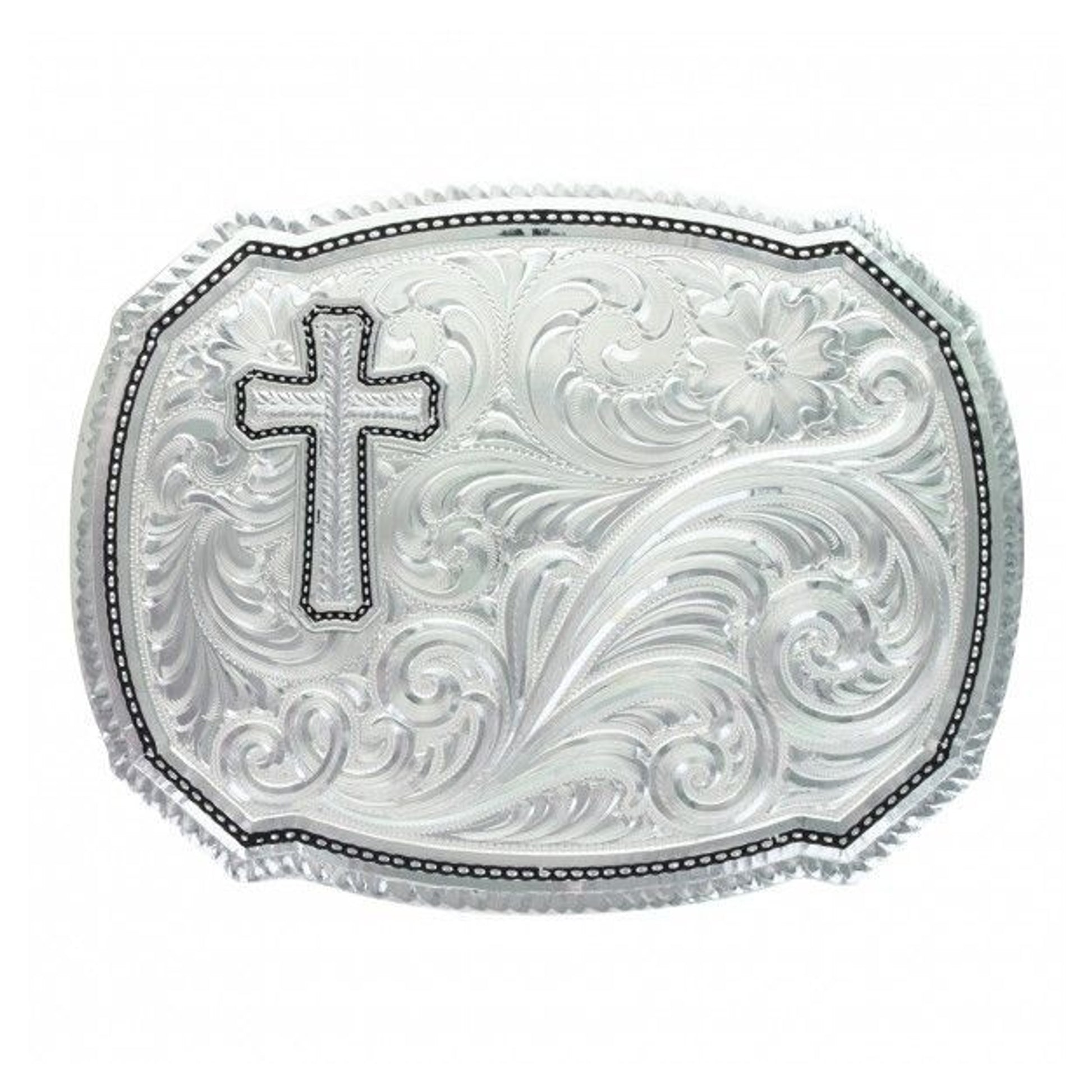 Mexican Stitch Pin Point Cross Buckle Br