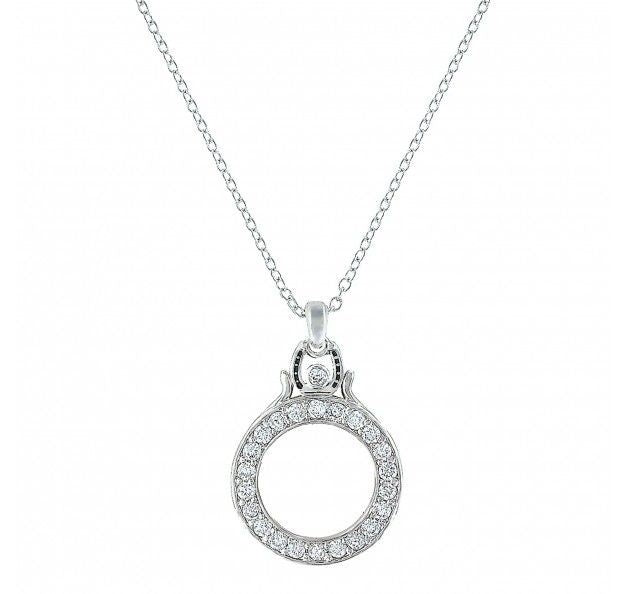 Sitting On Top Of The World Horseshoe Necklace