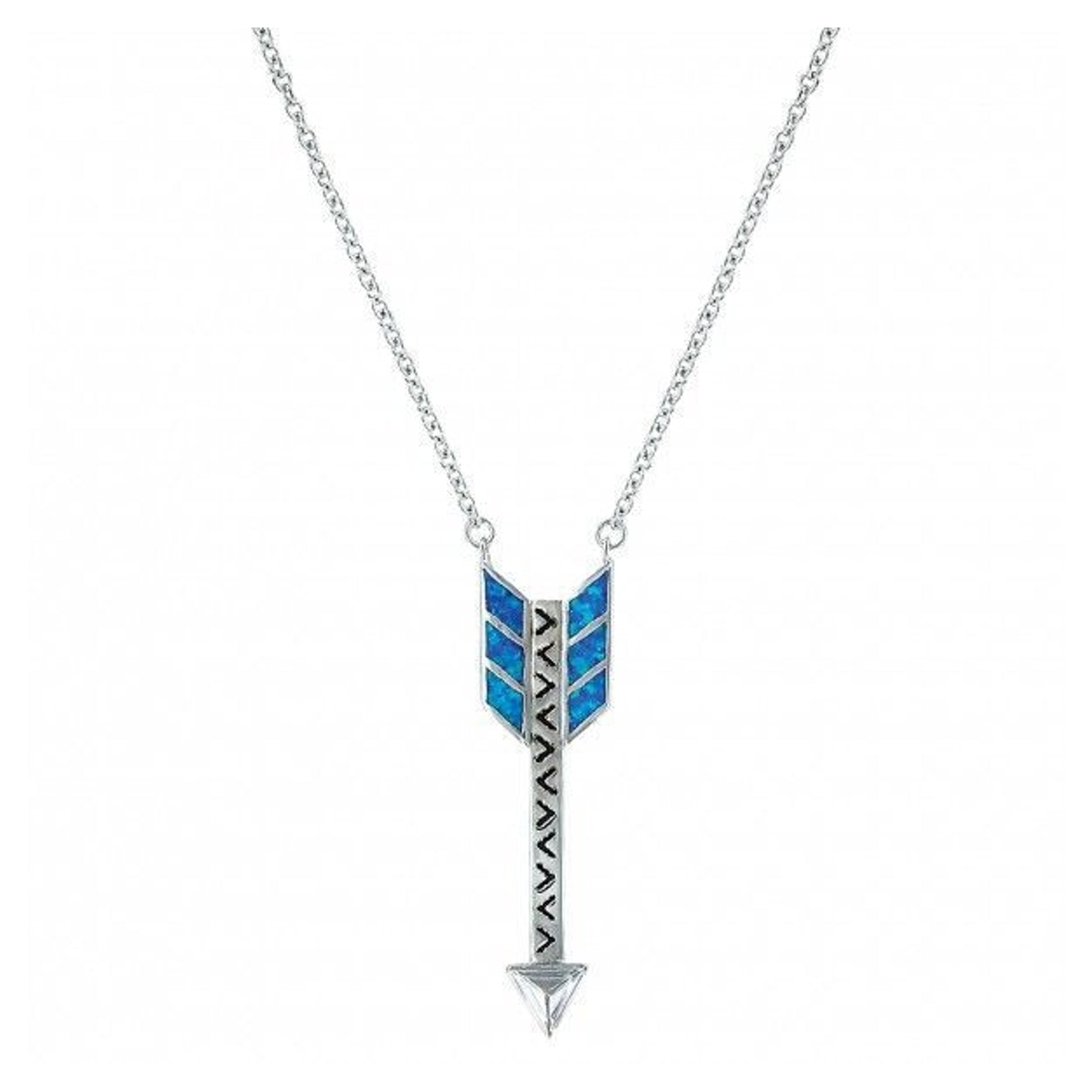 Montana Silver Sky Fletched Opal Arrow Necklace