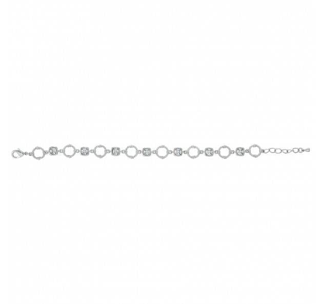 Montana Sq Star Lights/Barbed Wire Link Bracelet