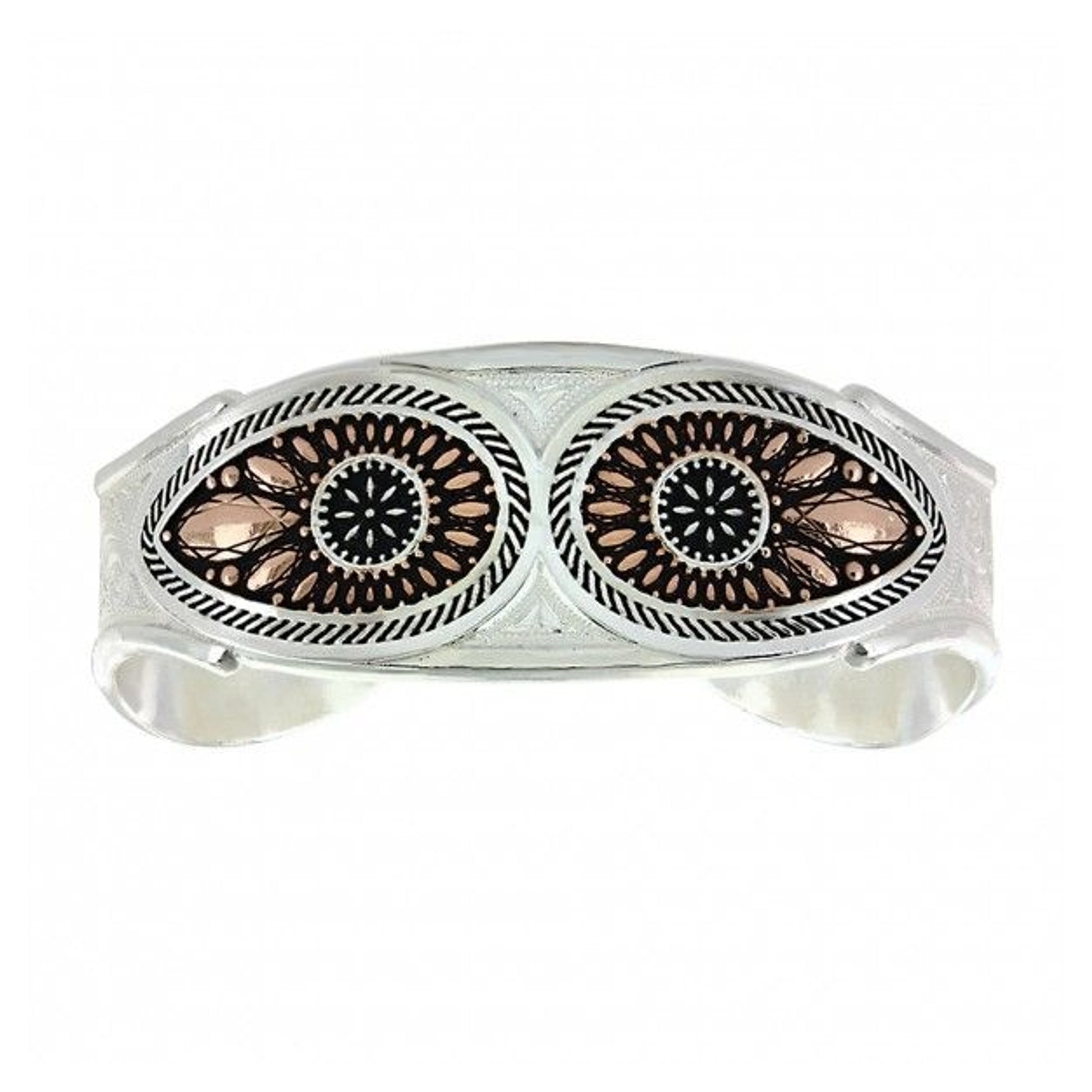 Montana Sunset Prairie Clover Cuff Bracelet