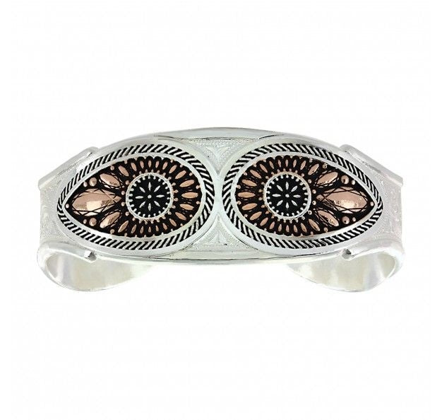 Montana Sunset Prairie Clover Cuff Bracelet