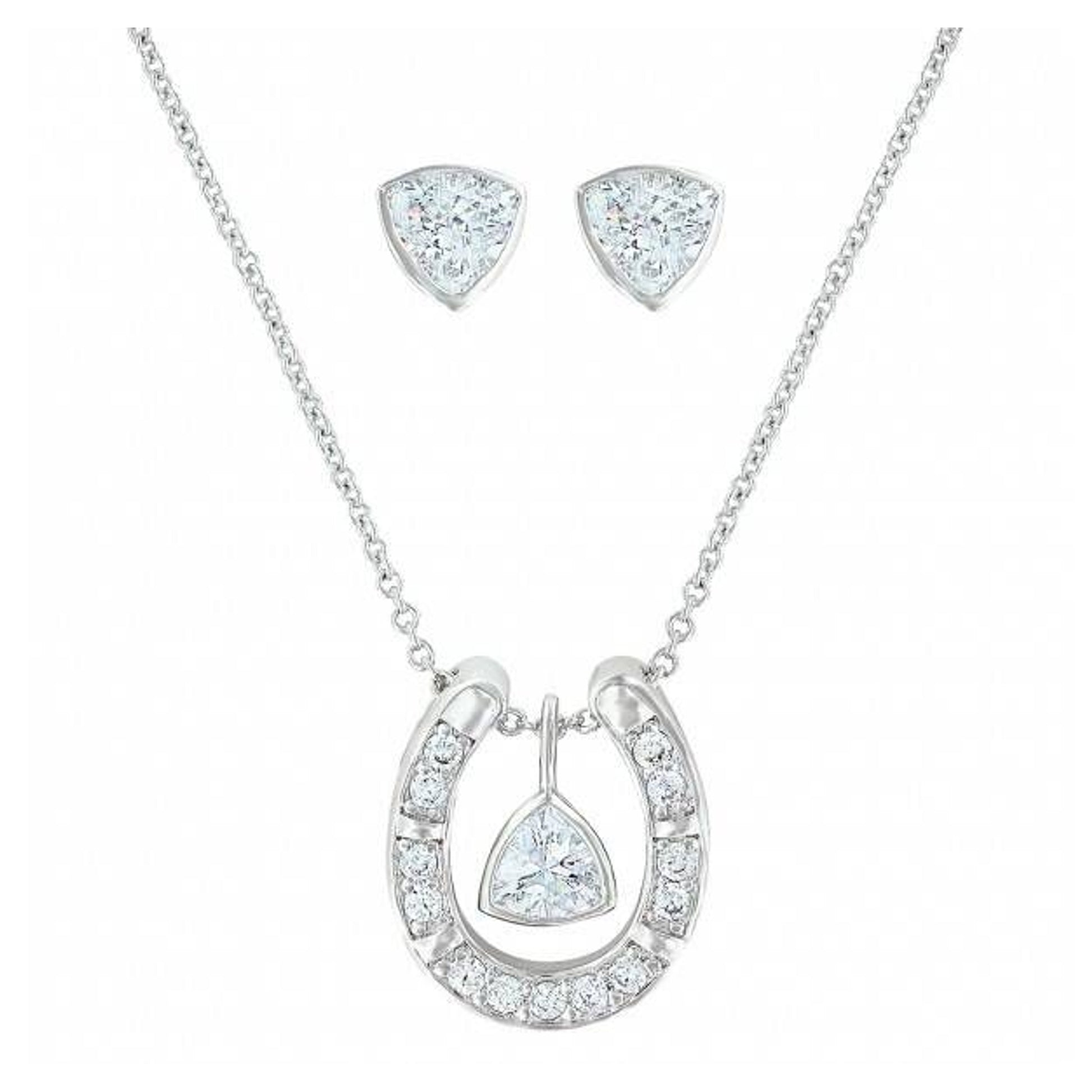 Montana Treasured Trillion Sparkling Jewelry Set