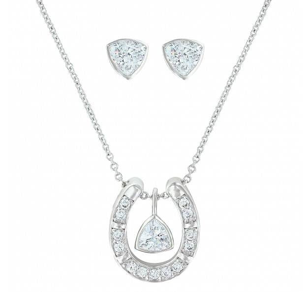 Montana Treasured Trillion Sparkling Jewelry Set