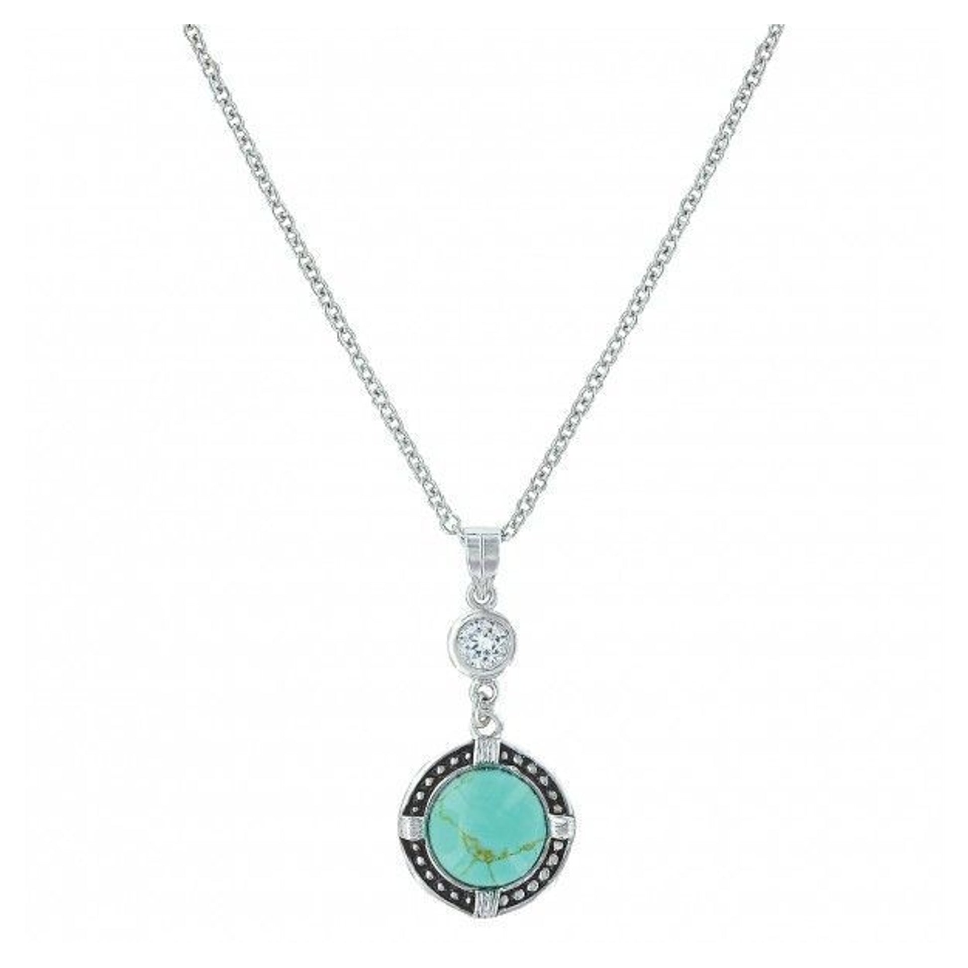 Montana Silver True North Round Stone Necklace