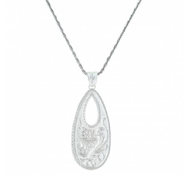 Montana Winter Forever Basket Stitch Drop Necklace