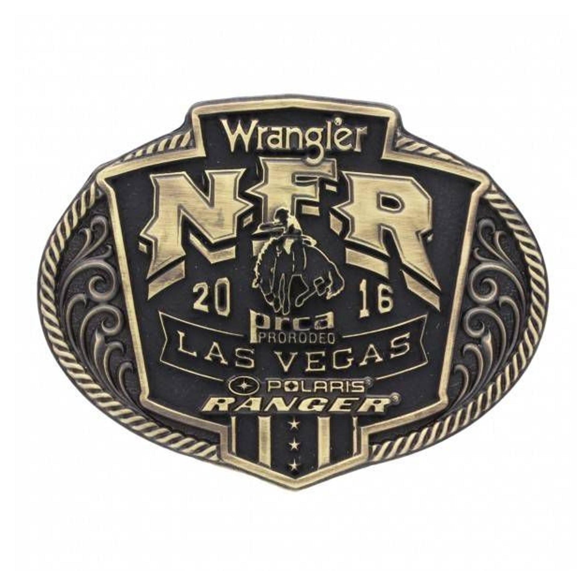 Montana Wrangler NFR 2016 Cast Attitude Buckle