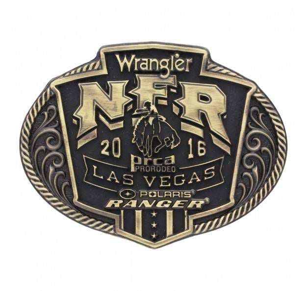 Montana Wrangler NFR 2016 Cast Attitude Buckle