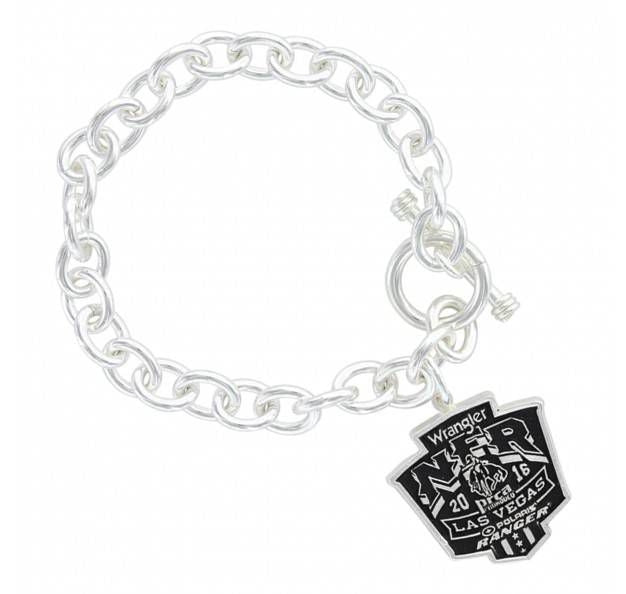 Montana Wrangler NFR 2016-Silver Shield Bracelet